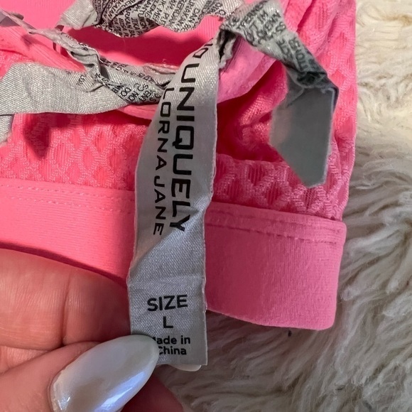 Bright Pink Lorna Jane Sports Bra - Picture 3 of 3